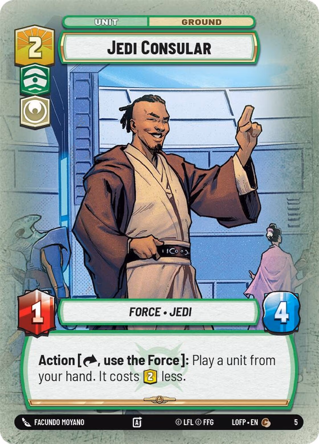 Jedi Consular LOFOP-05 Star Wars Unlimited card