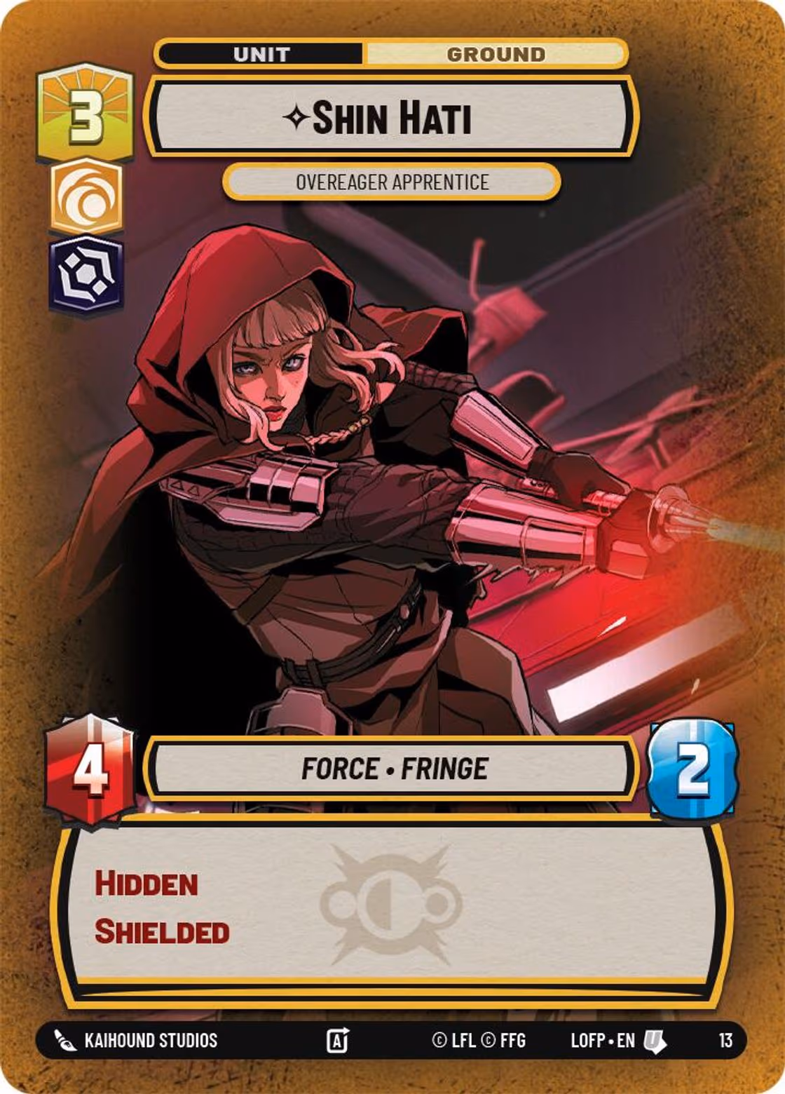Shin Hati - Overeager Apprentice LOFOP-13 Star Wars Unlimited card