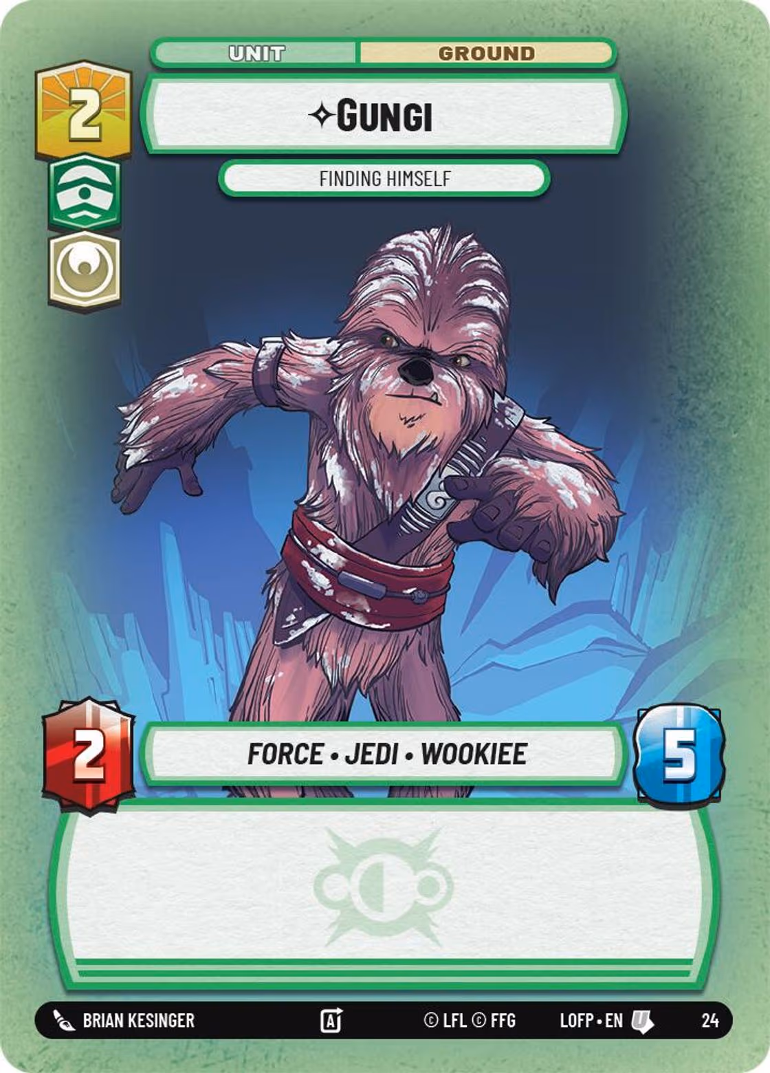 Gungi - Finding Himself LOFOP-24 OP Promo Foil Star Wars Unlimited card