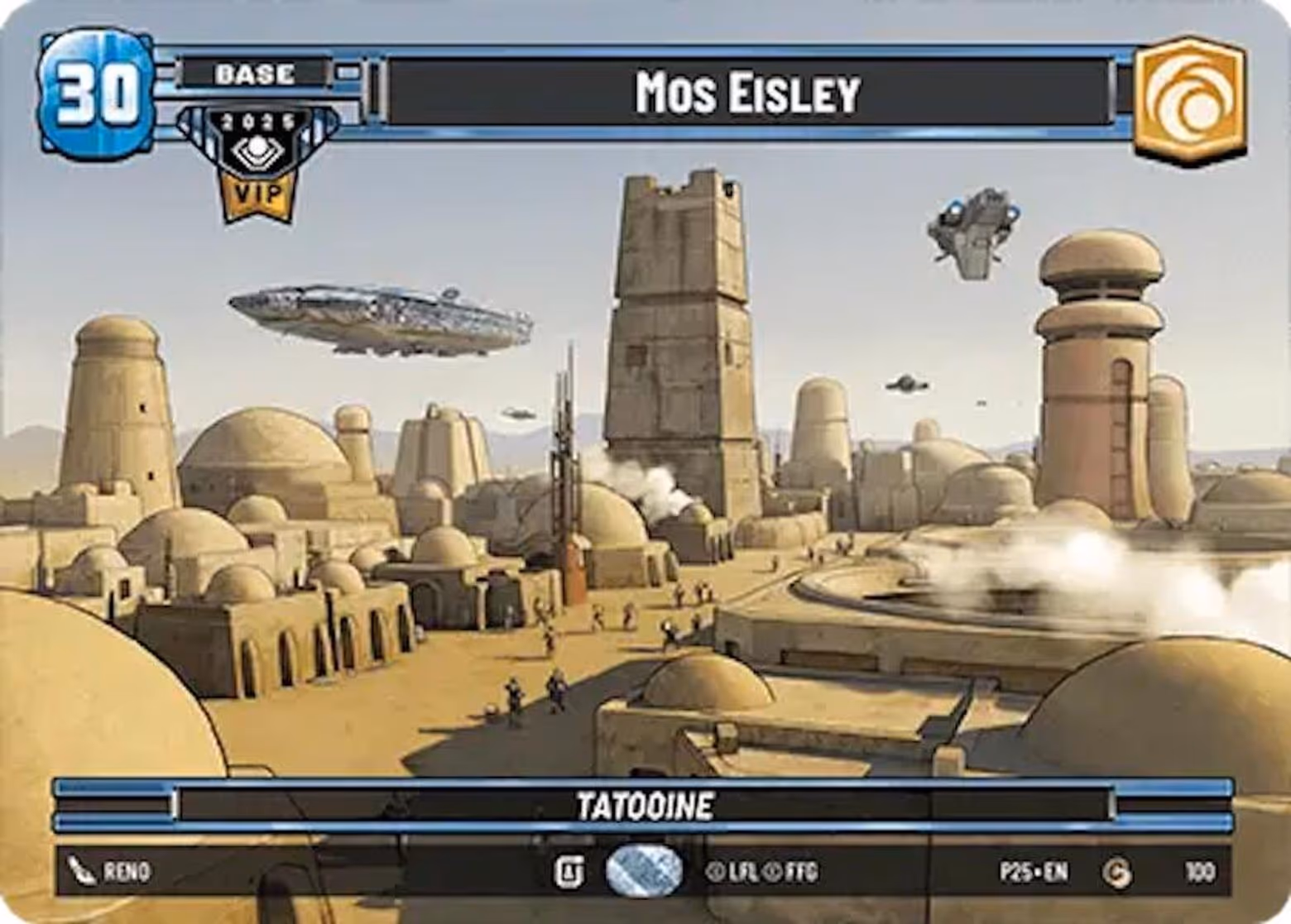 Mos Eisley - Tatooine P25-100 Star Wars Unlimited card