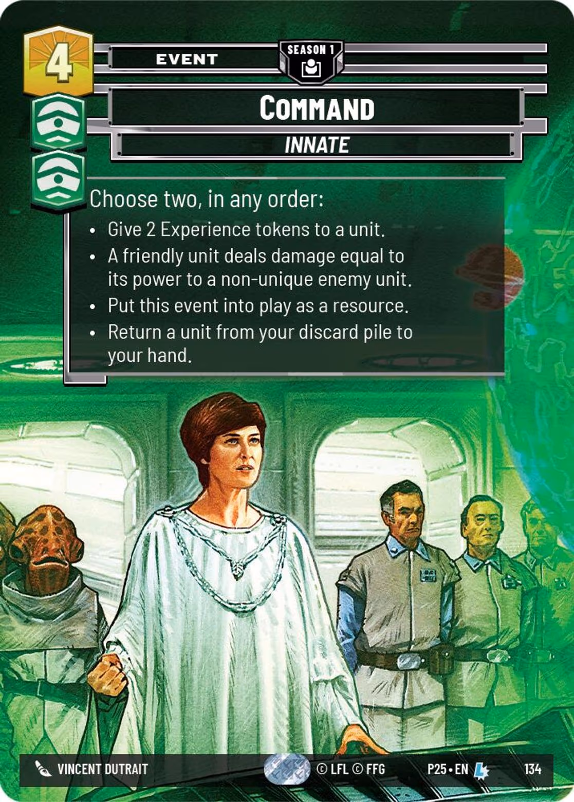 Command P25-134 Star Wars Unlimited card