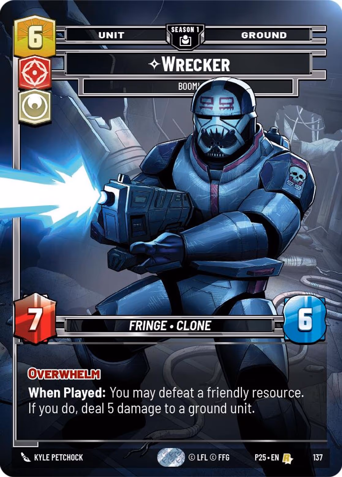 Wrecker - Boom! P25-137 Star Wars Unlimited card
