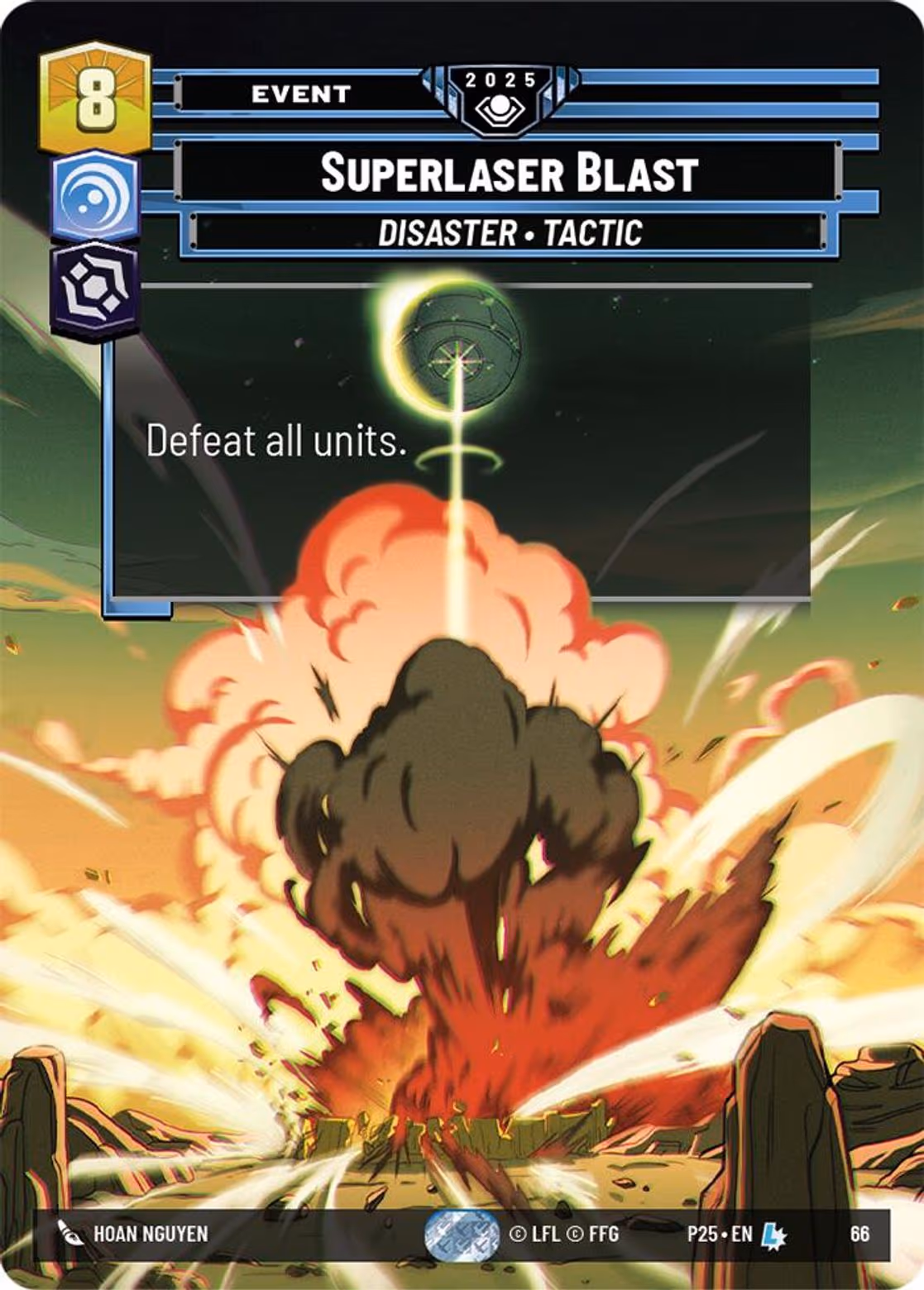 Superlaser Blast P25-66 Star Wars Unlimited card