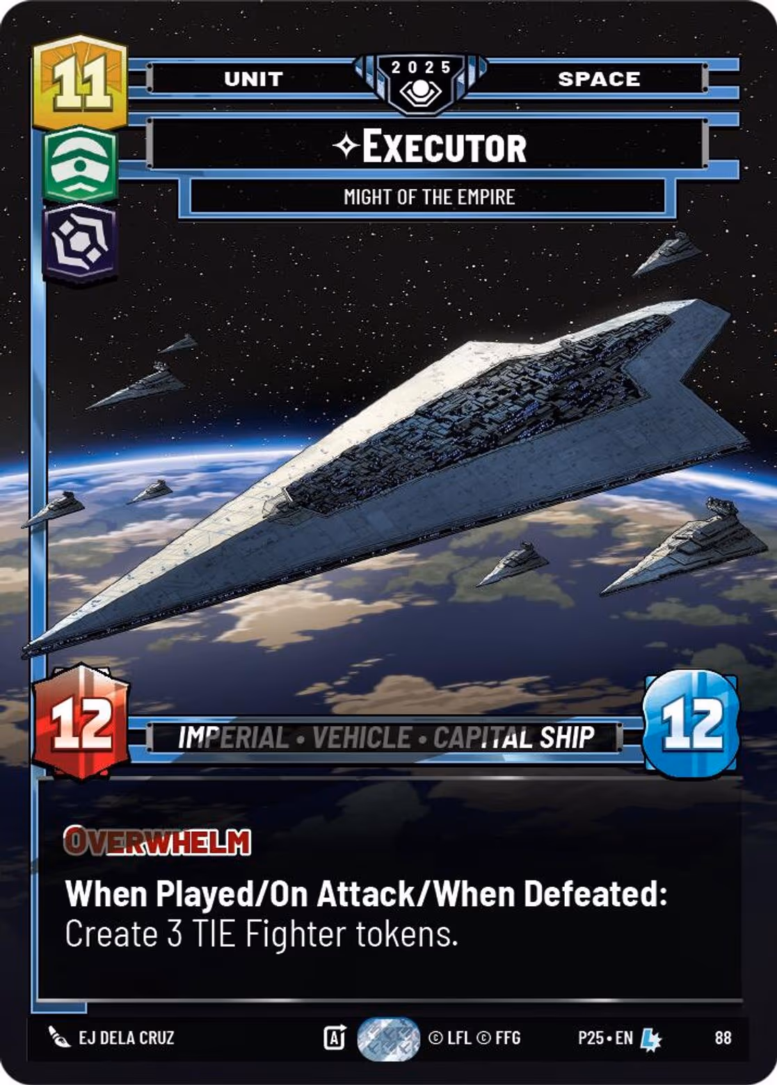 Executor - Might of the Empire P25-88 Star Wars Unlimited card