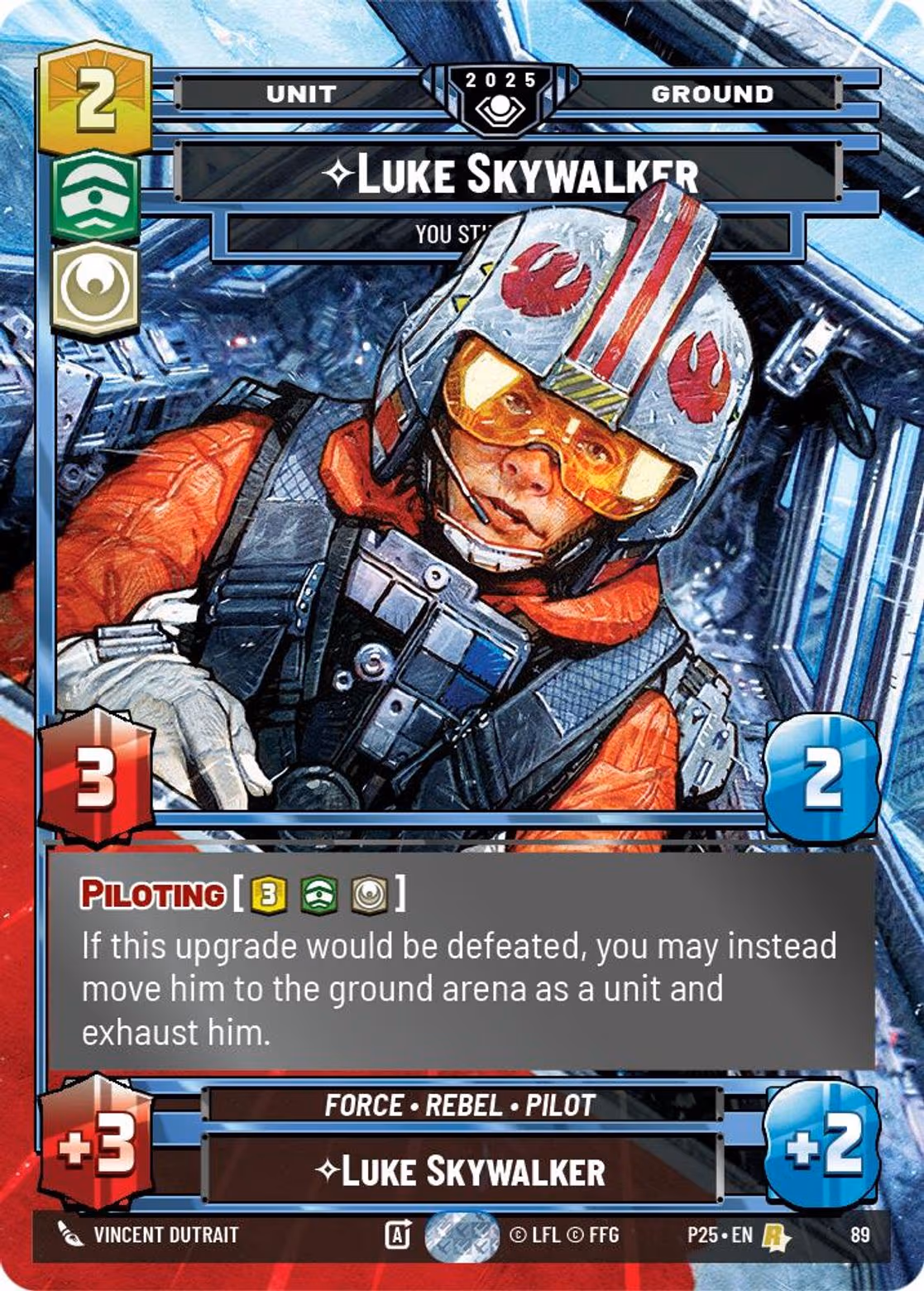 Luke Skywalker - You Still With Me? P25-89 Star Wars Unlimited card