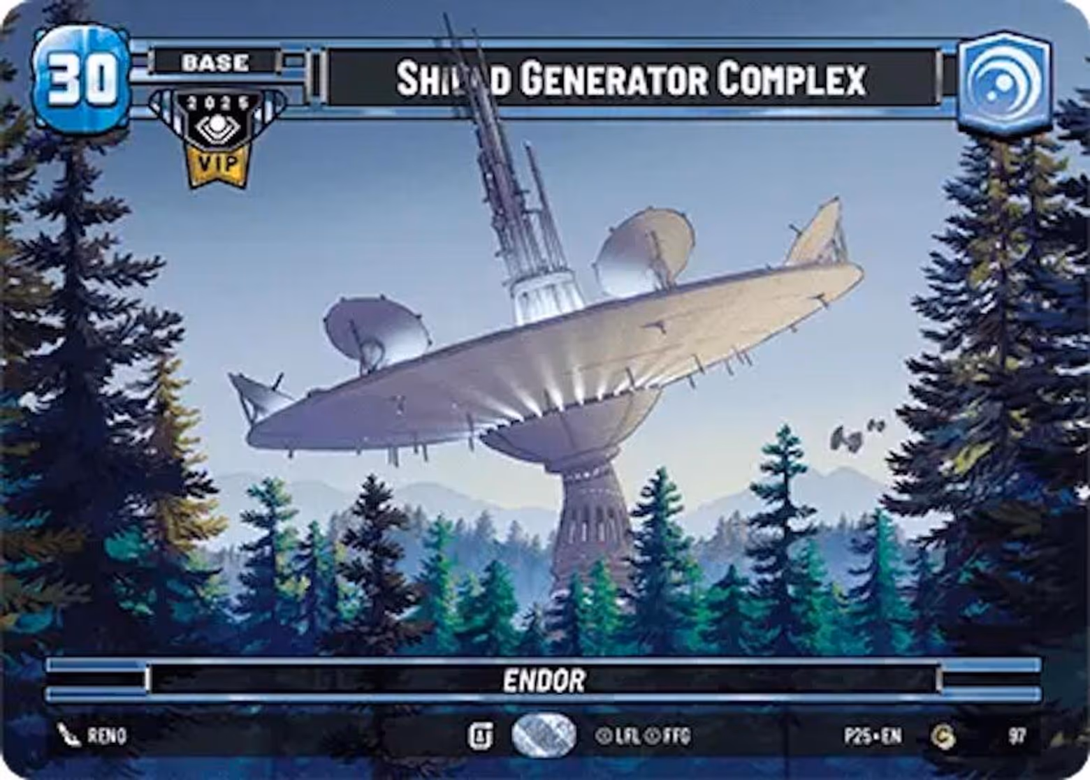Shield Generator Complex - Endor P25-97 Star Wars Unlimited card