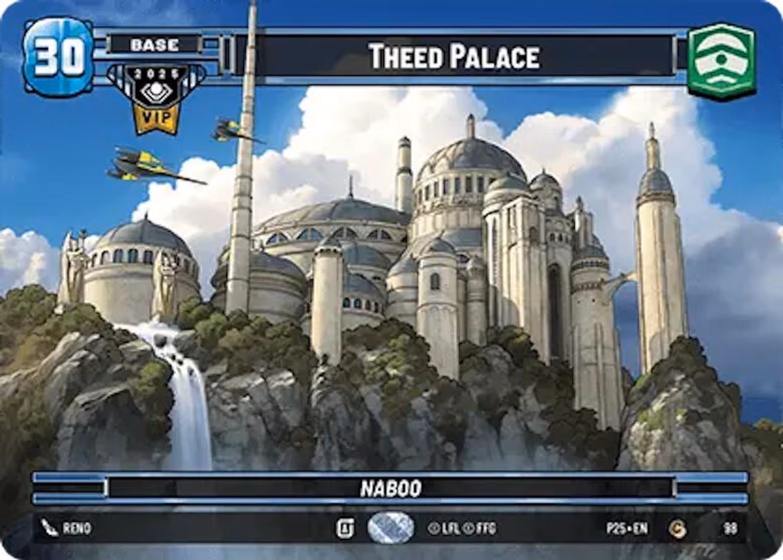 Theed Palace - Naboo P25-98 Star Wars Unlimited card