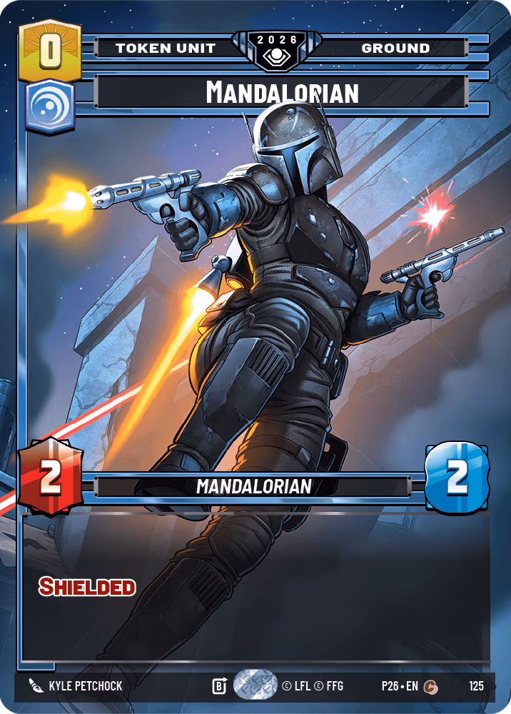 Mandalorian P26-125 Star Wars Unlimited card