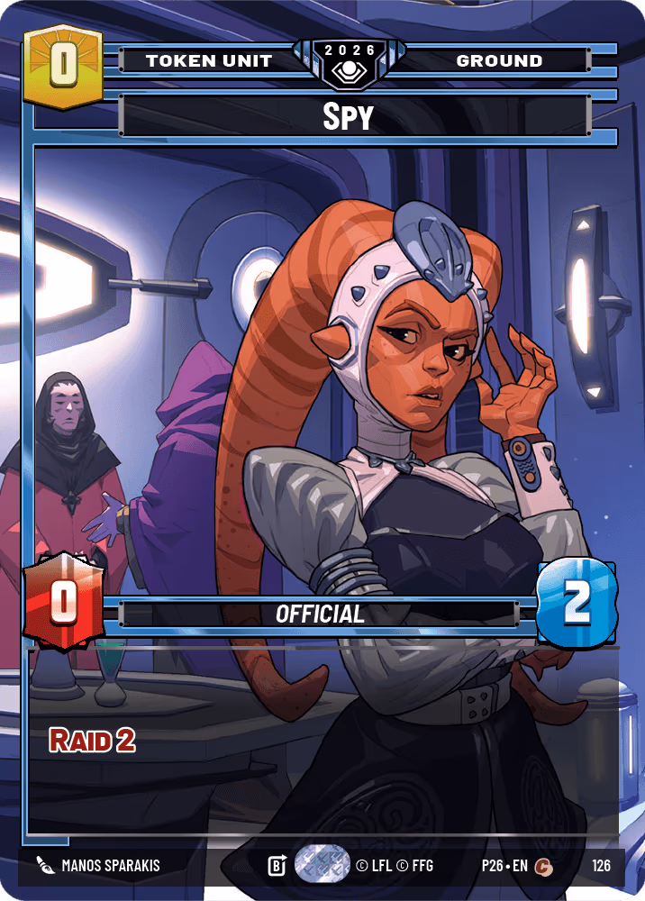 Spy P26-126 Star Wars Unlimited card