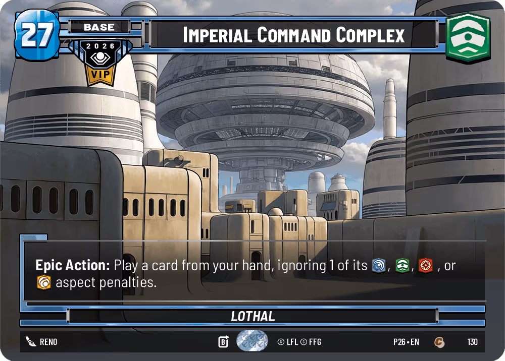 Imperial Command Complex - Lothal Star Wars Unlimited card