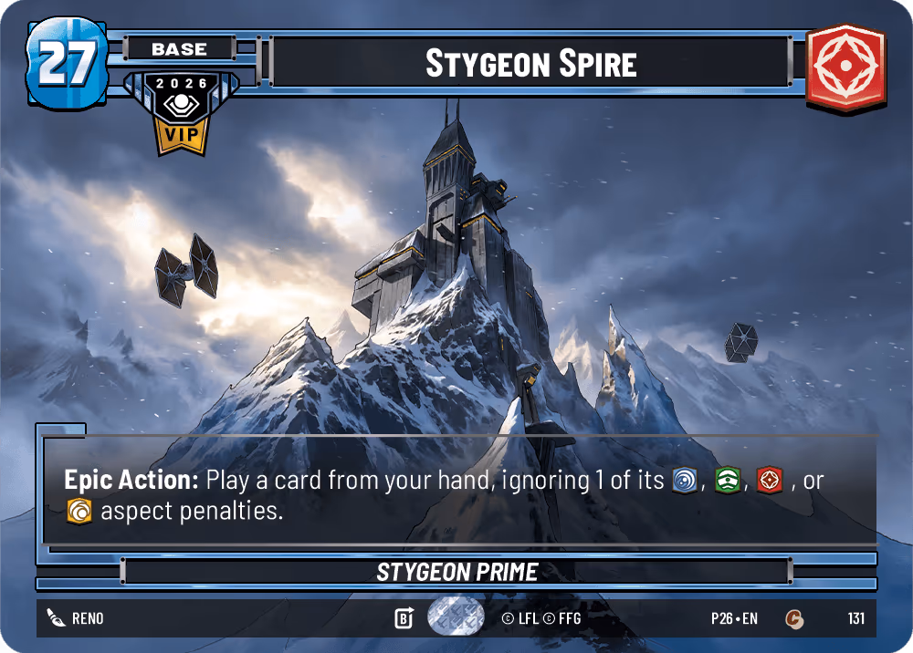 Stygeon Spire - Stygeon Prime P26-131 Star Wars Unlimited card