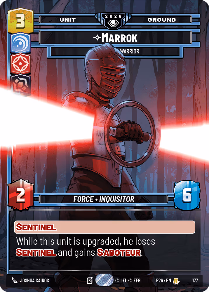 Marrok - Mysterious Warrior P26-177 Star Wars Unlimited card