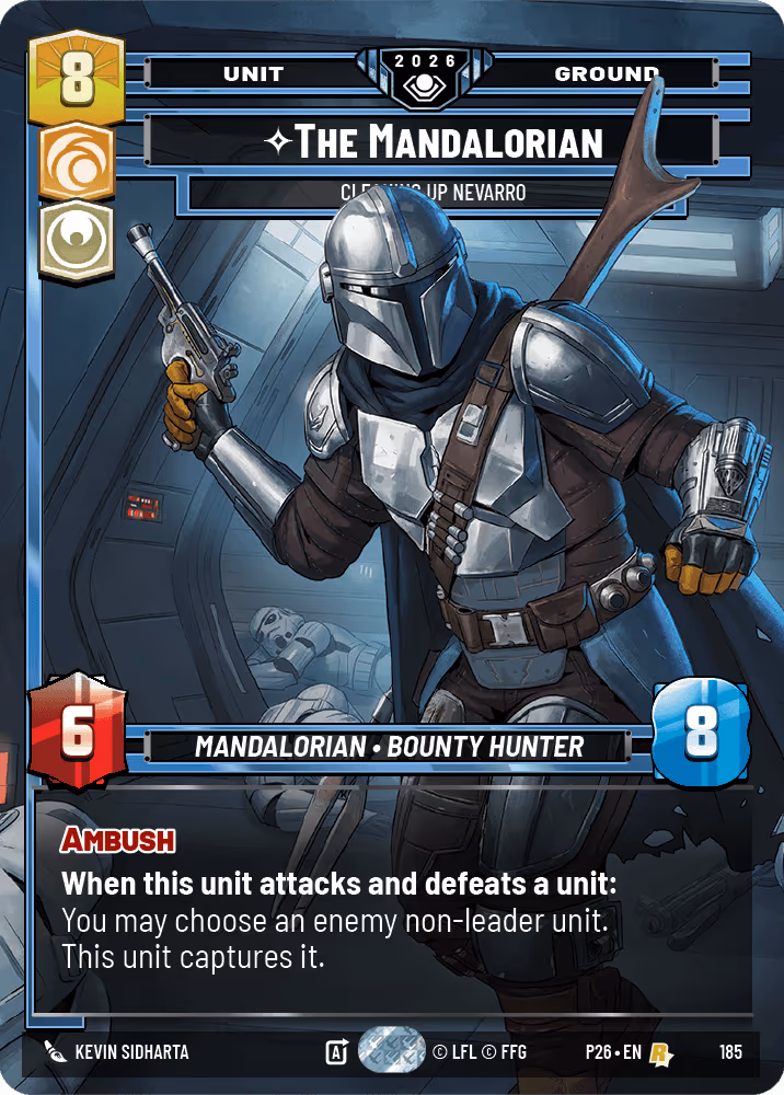 The Mandalorian - Cleaning Up Nevarro P26-185 Star Wars Unlimited card