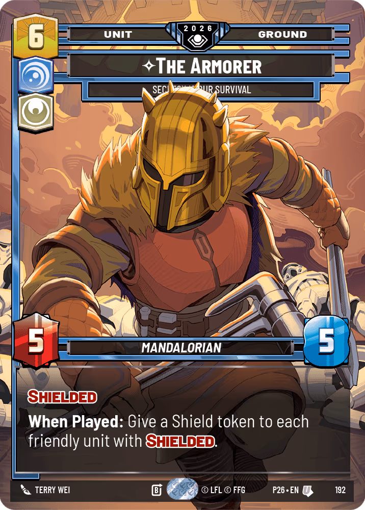 The Armorer - Secrecy is Our Survival P26-192 Star Wars Unlimited card