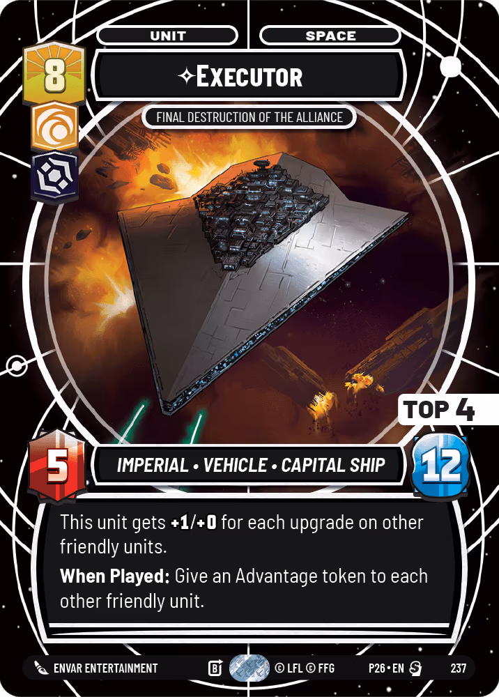 Executor - Final Destruction of the Alliance P26-237 Star Wars Unlimited card