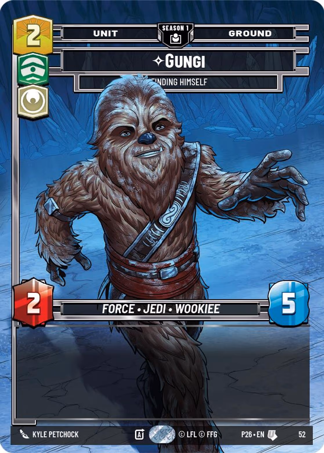 Gungi - Finding Himself P26-52 Star Wars Unlimited card