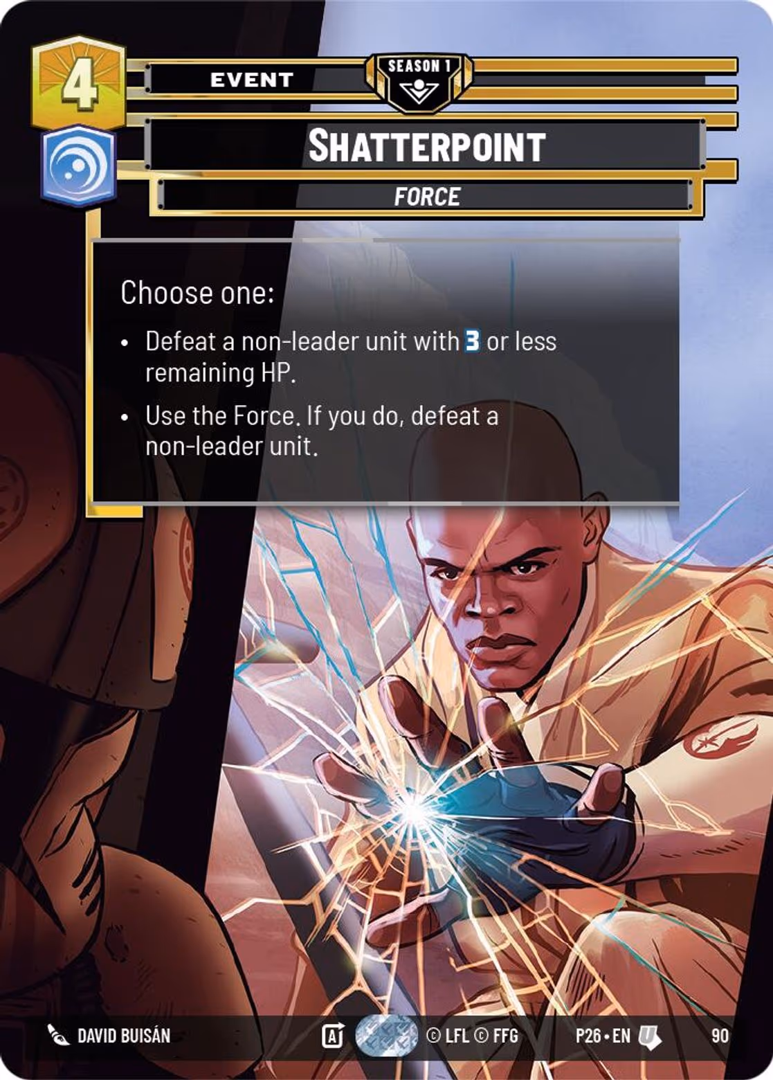 Shatterpoint Star Wars Unlimited card