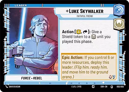 Luke Skywalker - Faithful Friend PSOR-002 Star Wars Unlimited card