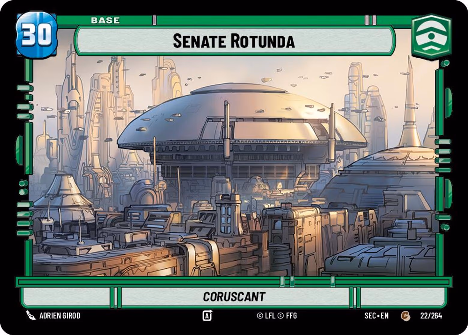 Senate Rotunda - Coruscant SEC-022 Star Wars Unlimited card