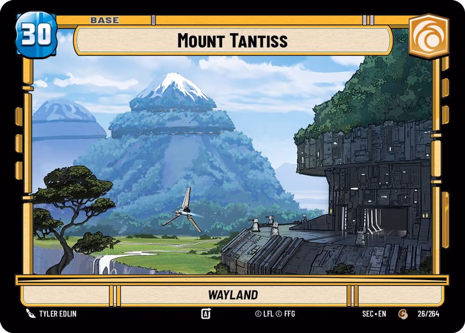 Mount Tantiss - Wayland SEC-026 Star Wars Unlimited card