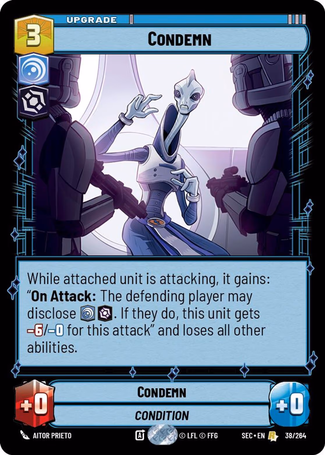 Condemn SEC-038 Star Wars Unlimited card