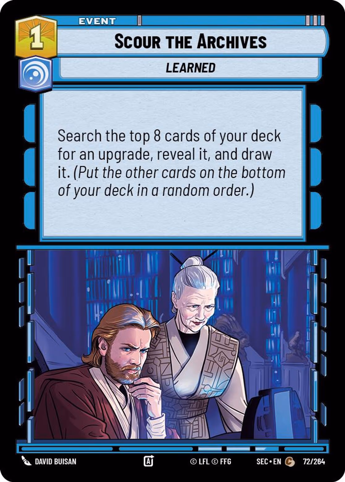 Scour the Archives SEC-072 Star Wars Unlimited card