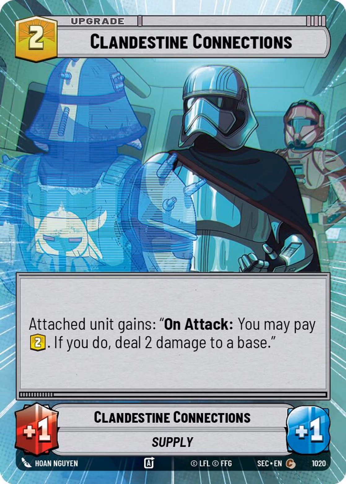 Clandestine Connections SEC-1020 Hyperspace Foil Star Wars Unlimited card