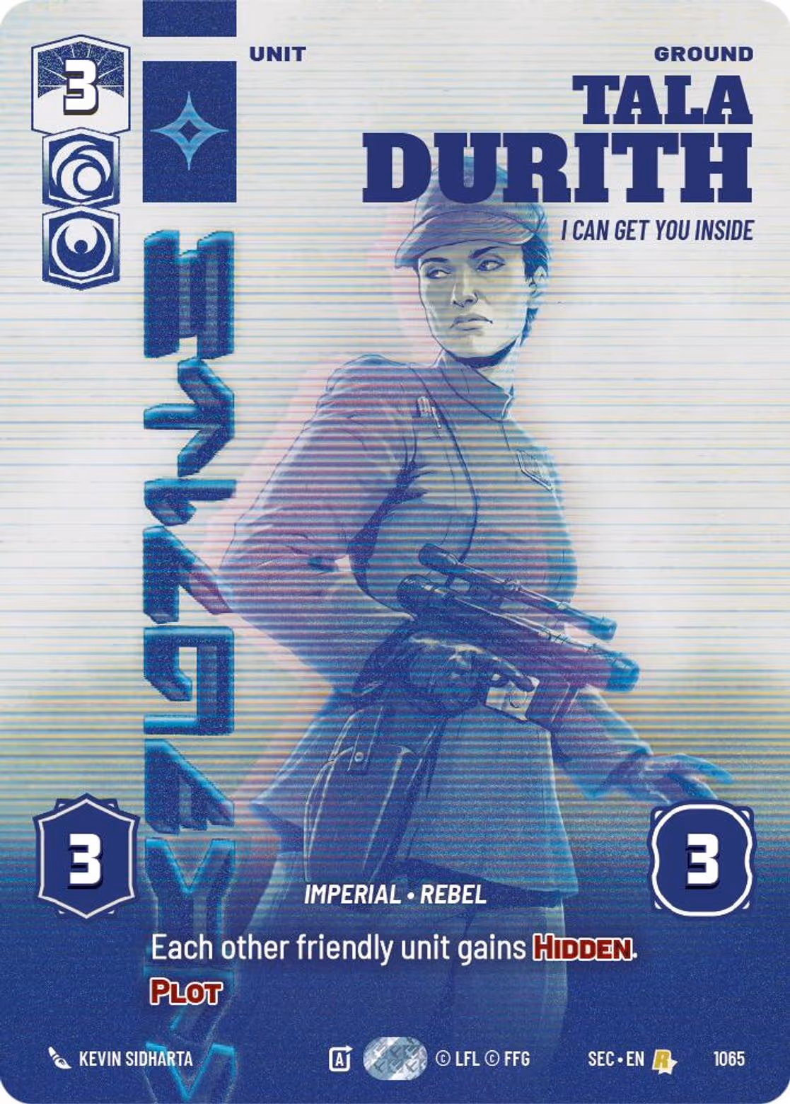Tala Durith - I Can Get You Inside SEC-1065 Prestige Star Wars Unlimited card
