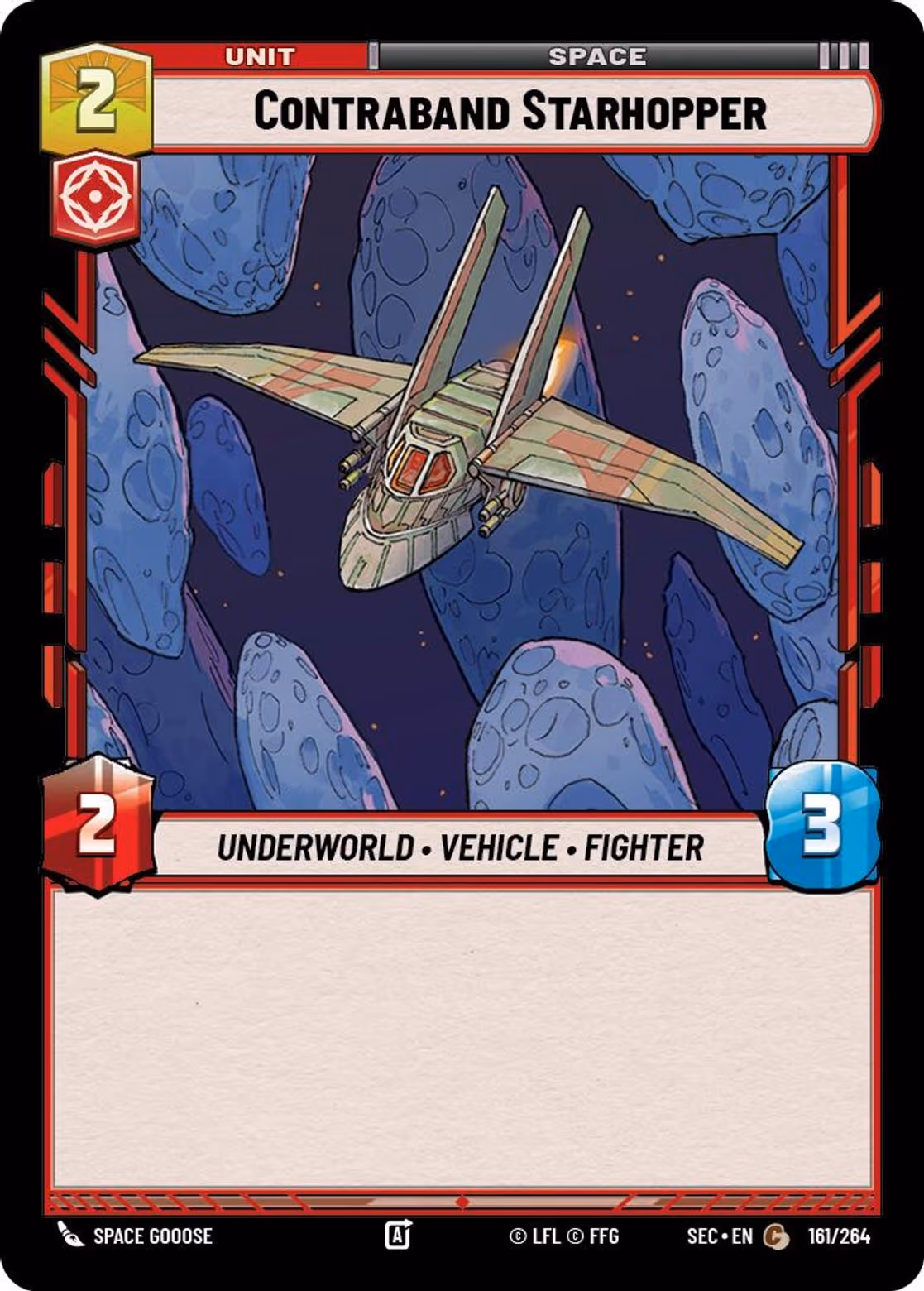 Contraband Starhopper SEC-161 Star Wars Unlimited card