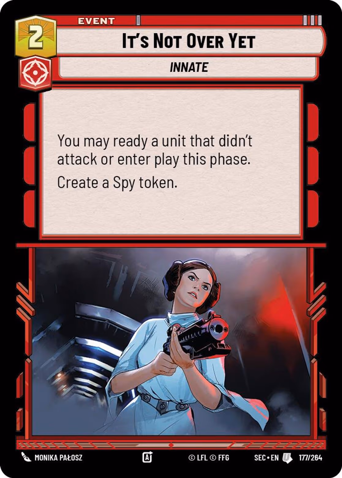 It's Not Over Yet SEC-177 Star Wars Unlimited card