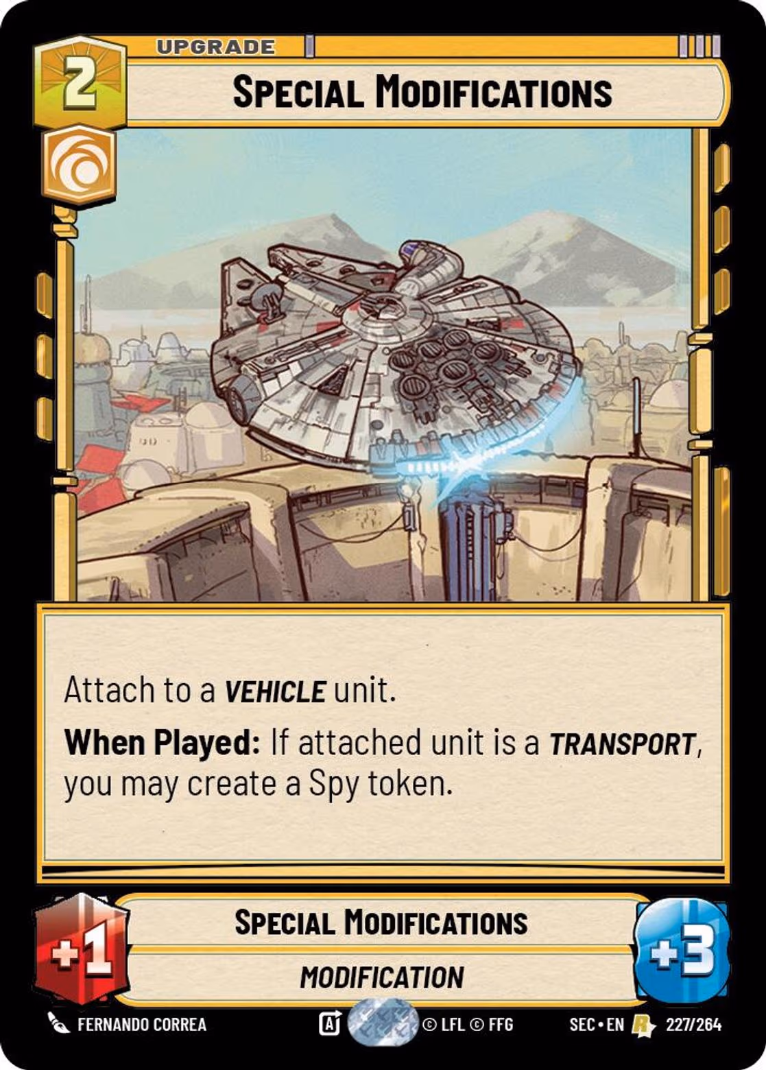 Special Modifications SEC-227 Star Wars Unlimited card
