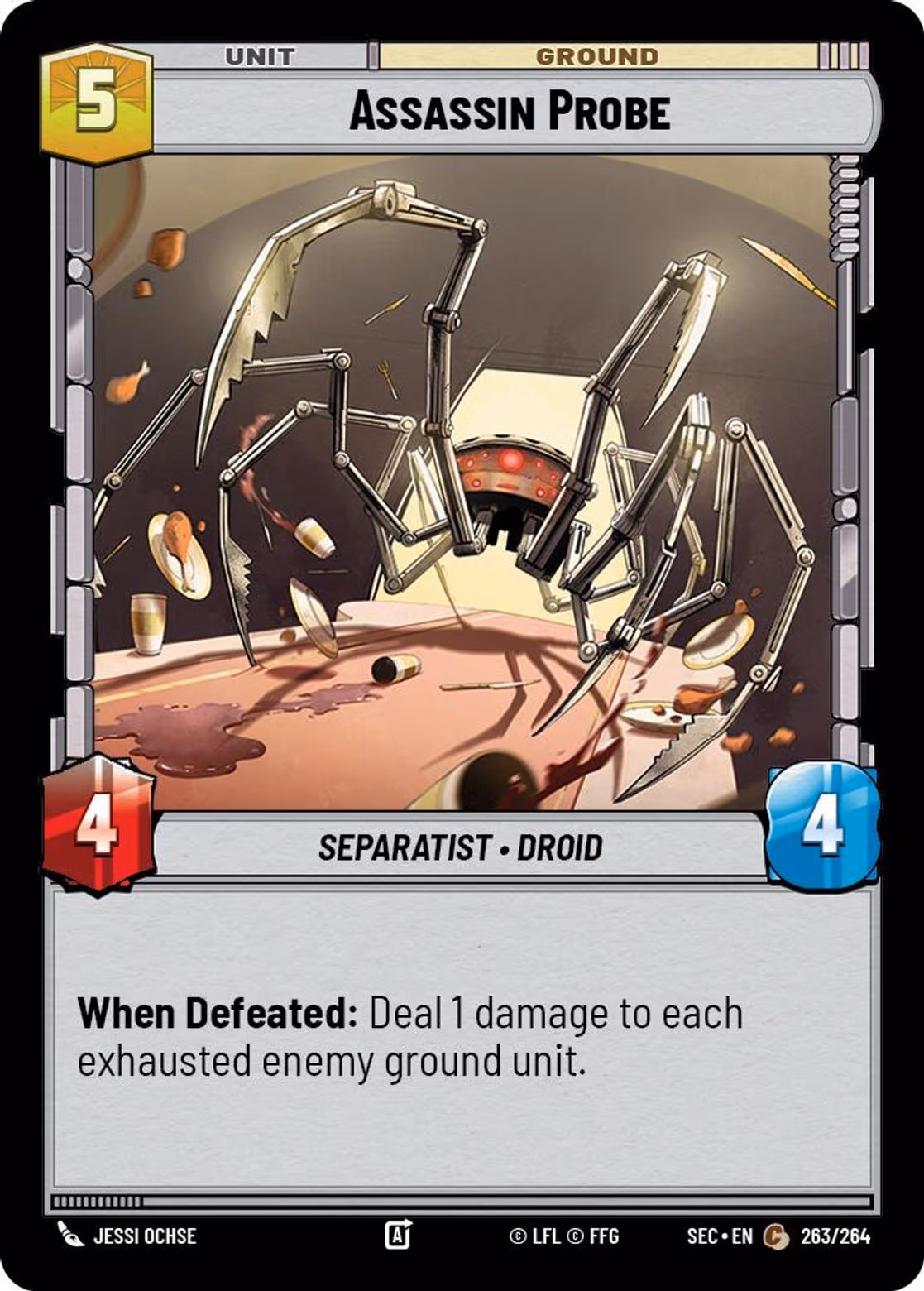 Assassin Probe SEC-263 Star Wars Unlimited card
