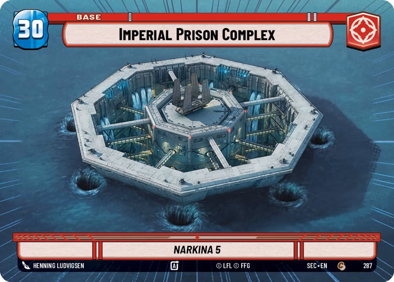 Imperial Prison Complex - Narkina 5 SEC-287 Hyperspace Star Wars Unlimited card