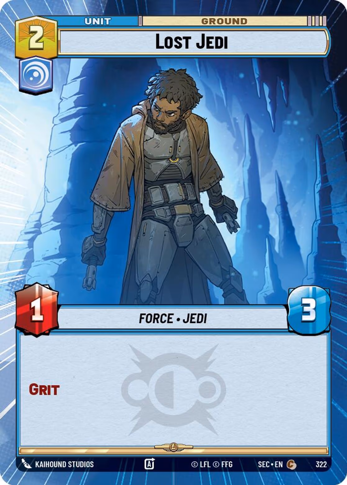 Lost Jedi SEC-322 Hyperspace Star Wars Unlimited card