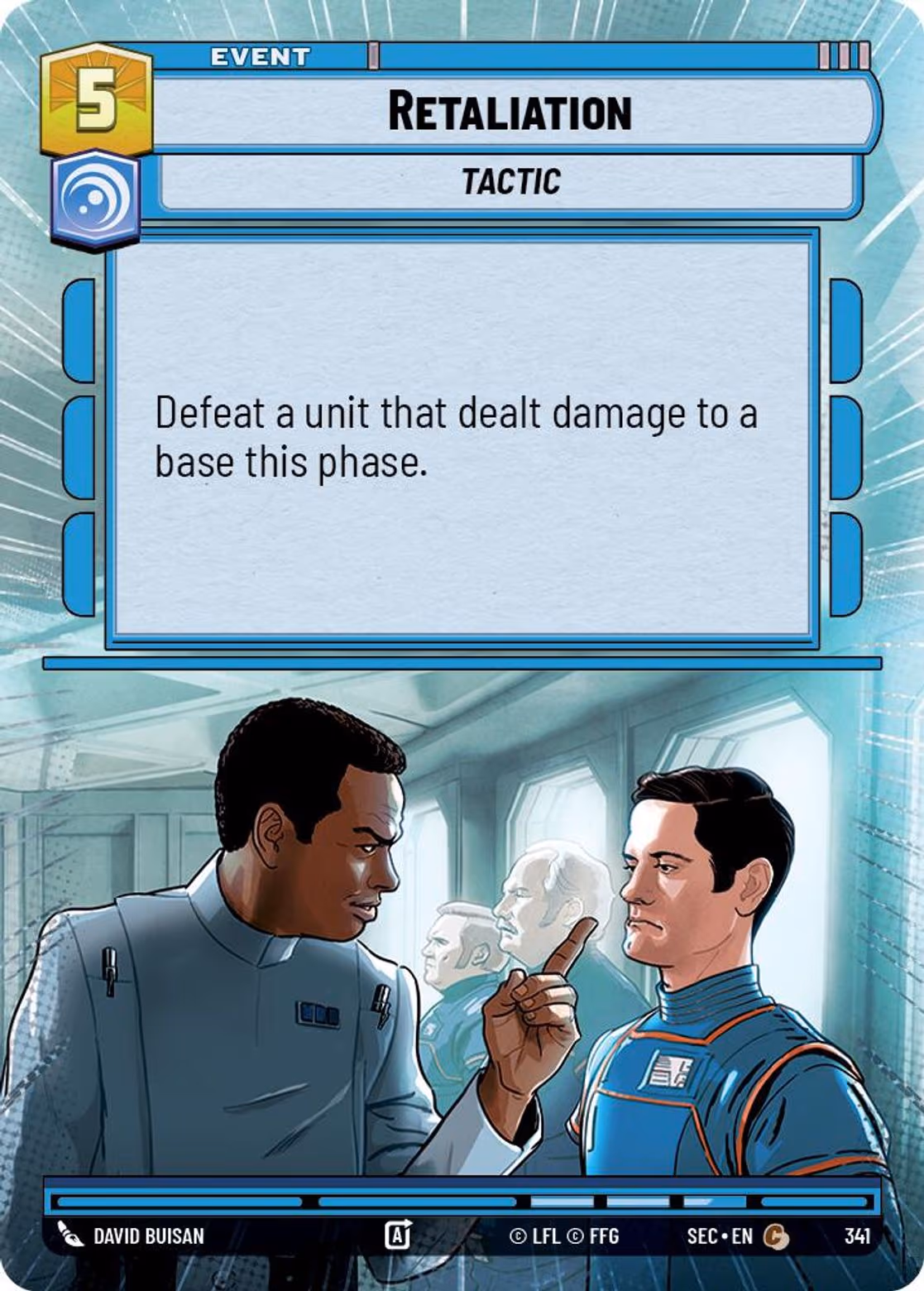 Retaliation SEC-341 Hyperspace Star Wars Unlimited card