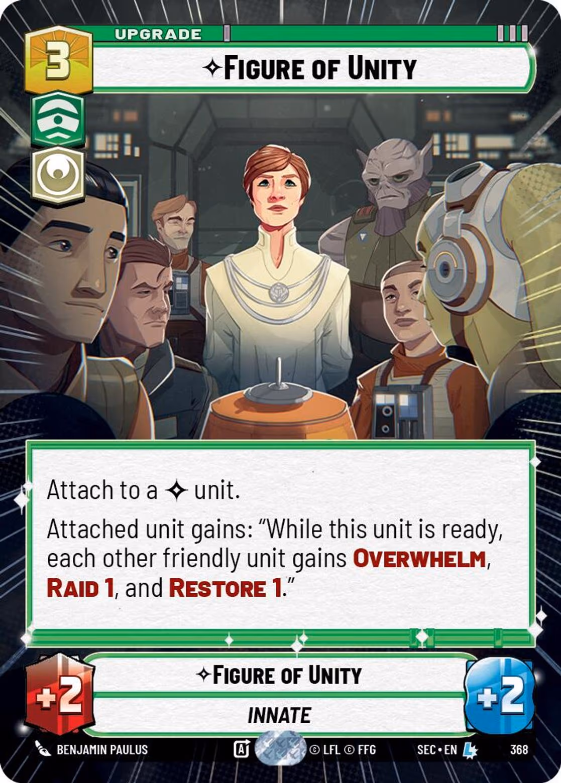 Figure of Unity SEC-368 Hyperspace Star Wars Unlimited card