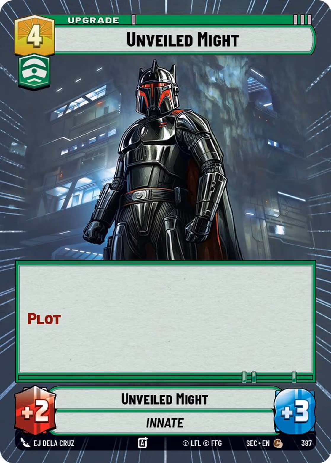 Unveiled Might SEC-387 Hyperspace Star Wars Unlimited card
