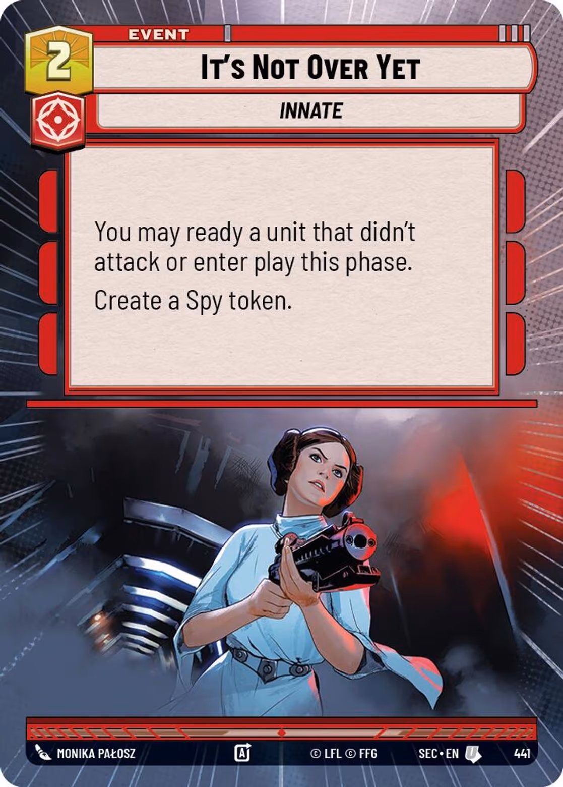 It's Not Over Yet SEC-441 Hyperspace Star Wars Unlimited card