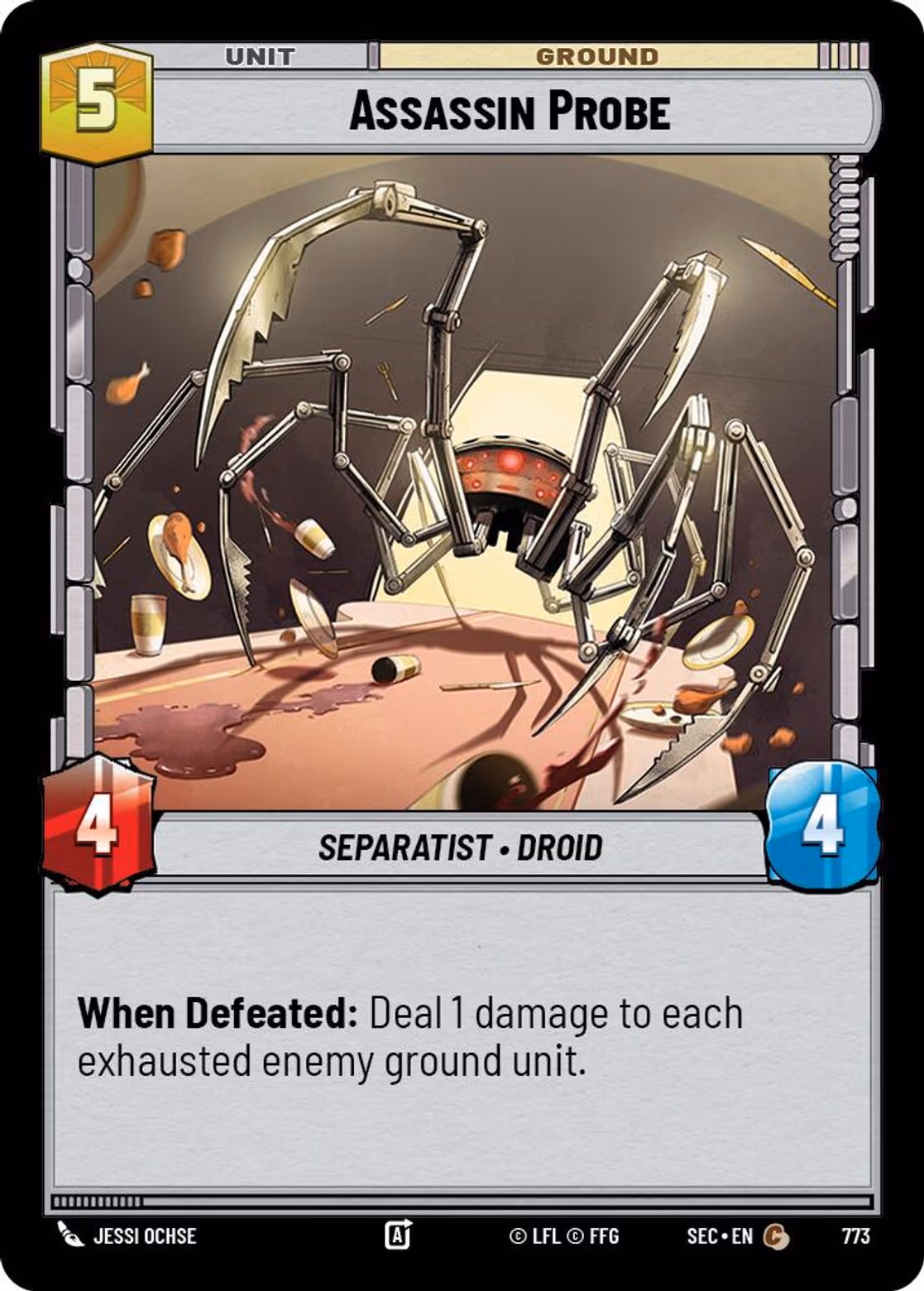 Assassin Probe SEC-773 Foil Star Wars Unlimited card