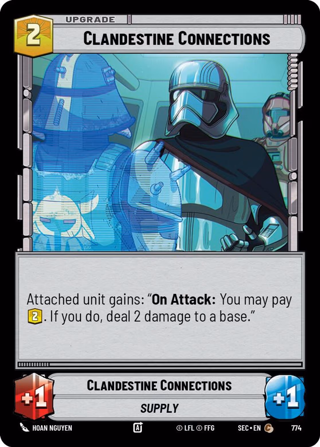 Clandestine Connections SEC-774 Foil Star Wars Unlimited card