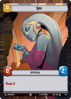 Spy SEC-T03 Hyperspace Star Wars Unlimited card