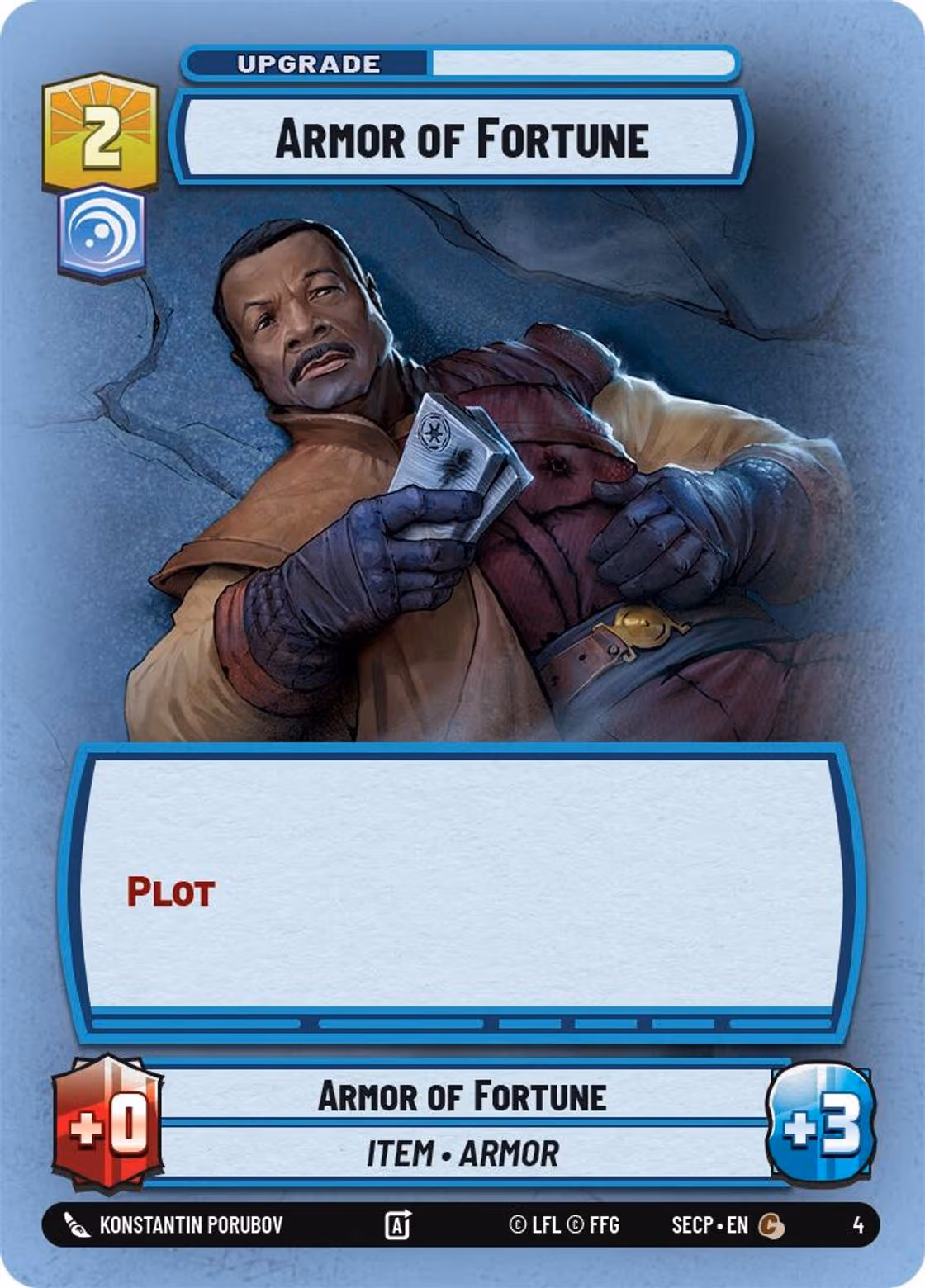 Armor of Fortune SECOP-04 Star Wars Unlimited card