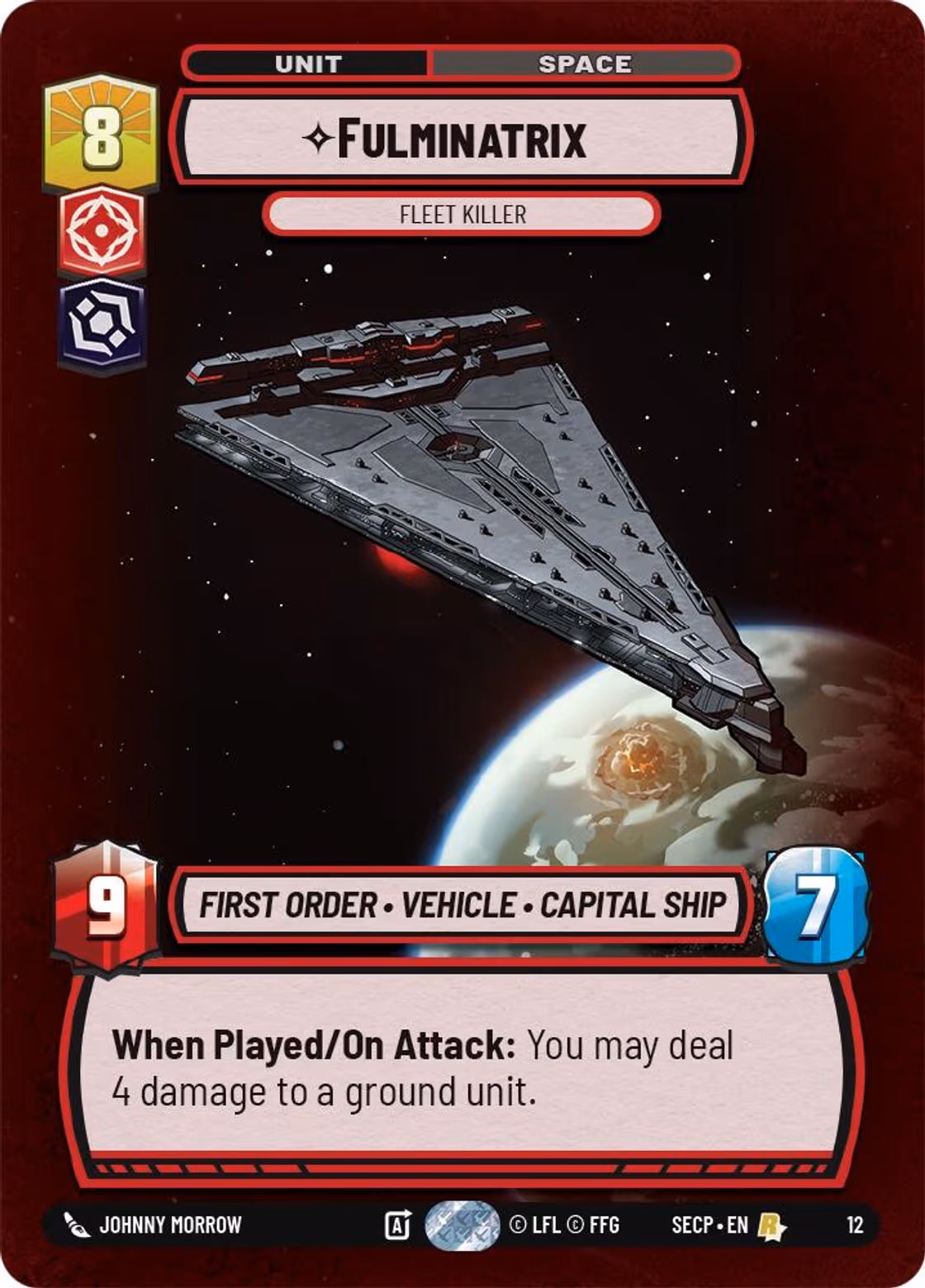 Fulminatrix - Fleet Killer SECOP-12 Star Wars Unlimited card