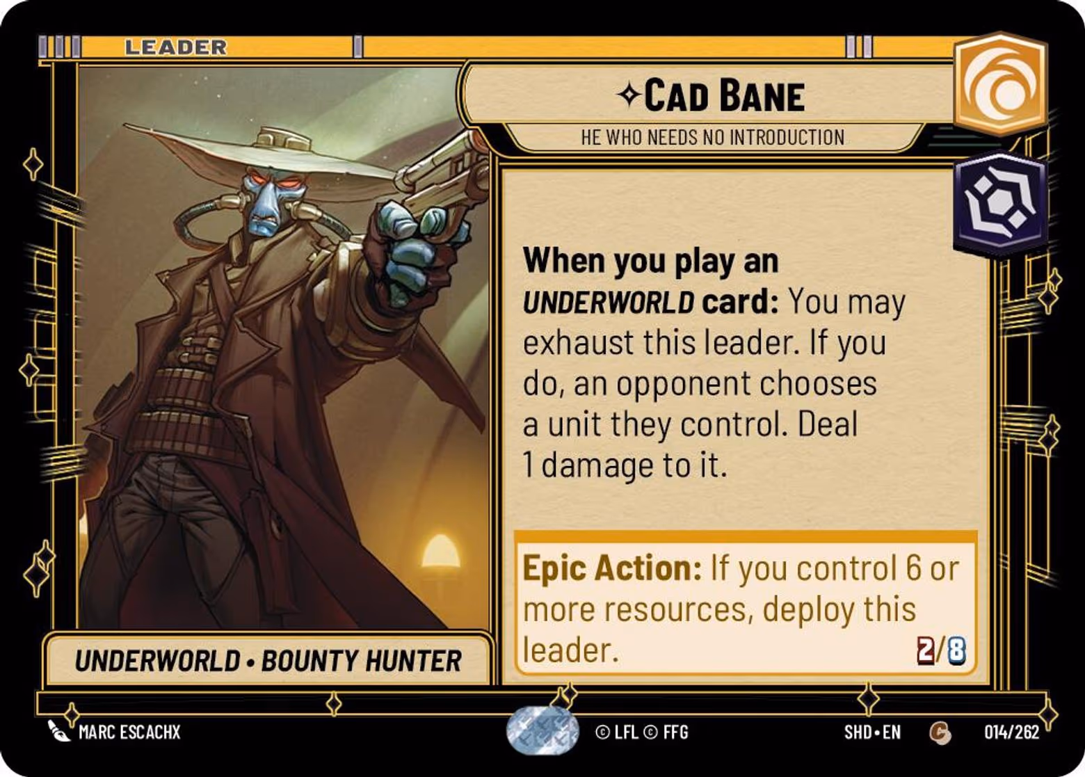 Shadows of the Galaxy Star Wars Unlimited card
