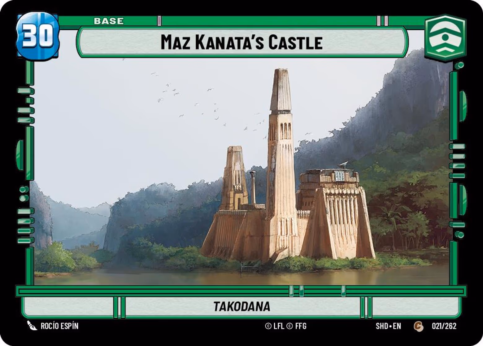 Maz Kanata's Castle - Takodana SHD-021 Star Wars Unlimited card