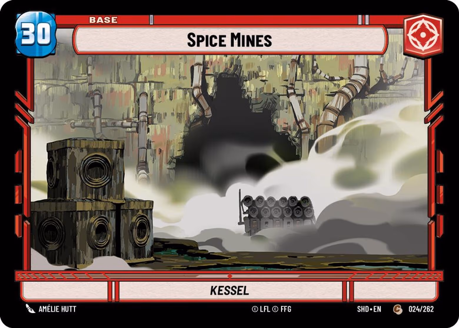 Spice Mines - Kessel SHD-024 Star Wars Unlimited card