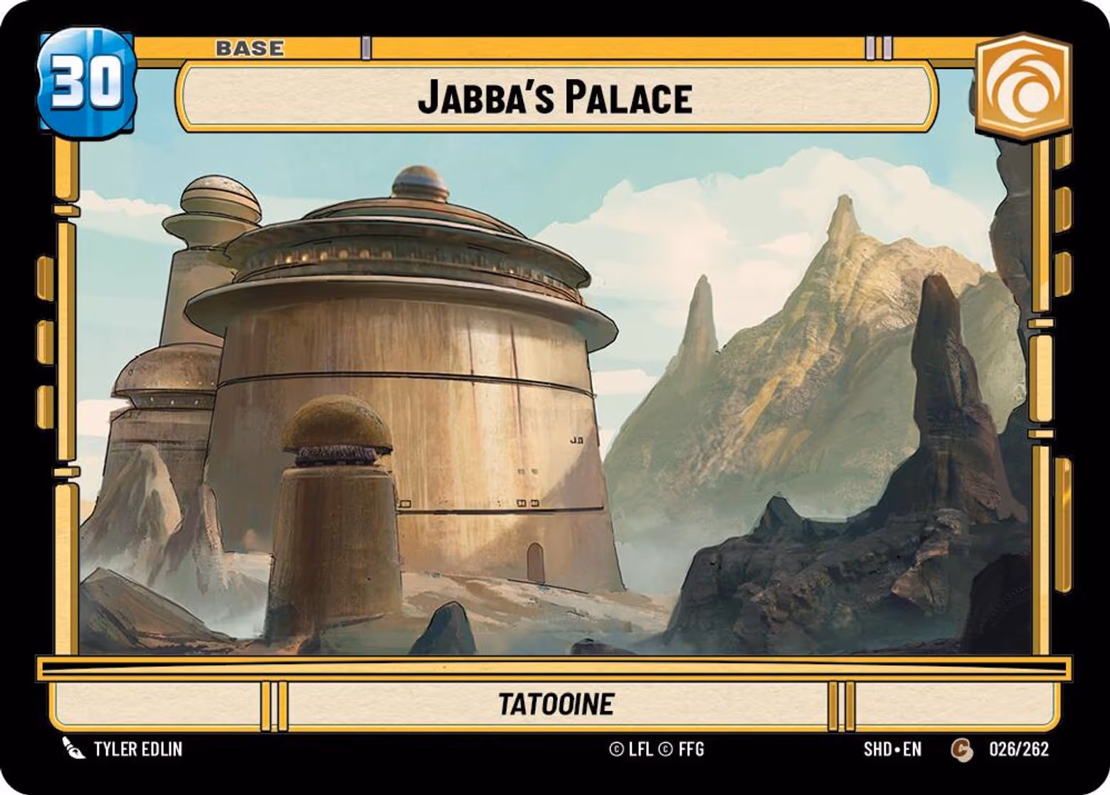 Jabba's Palace - Tatooine SHD-026 Star Wars Unlimited card