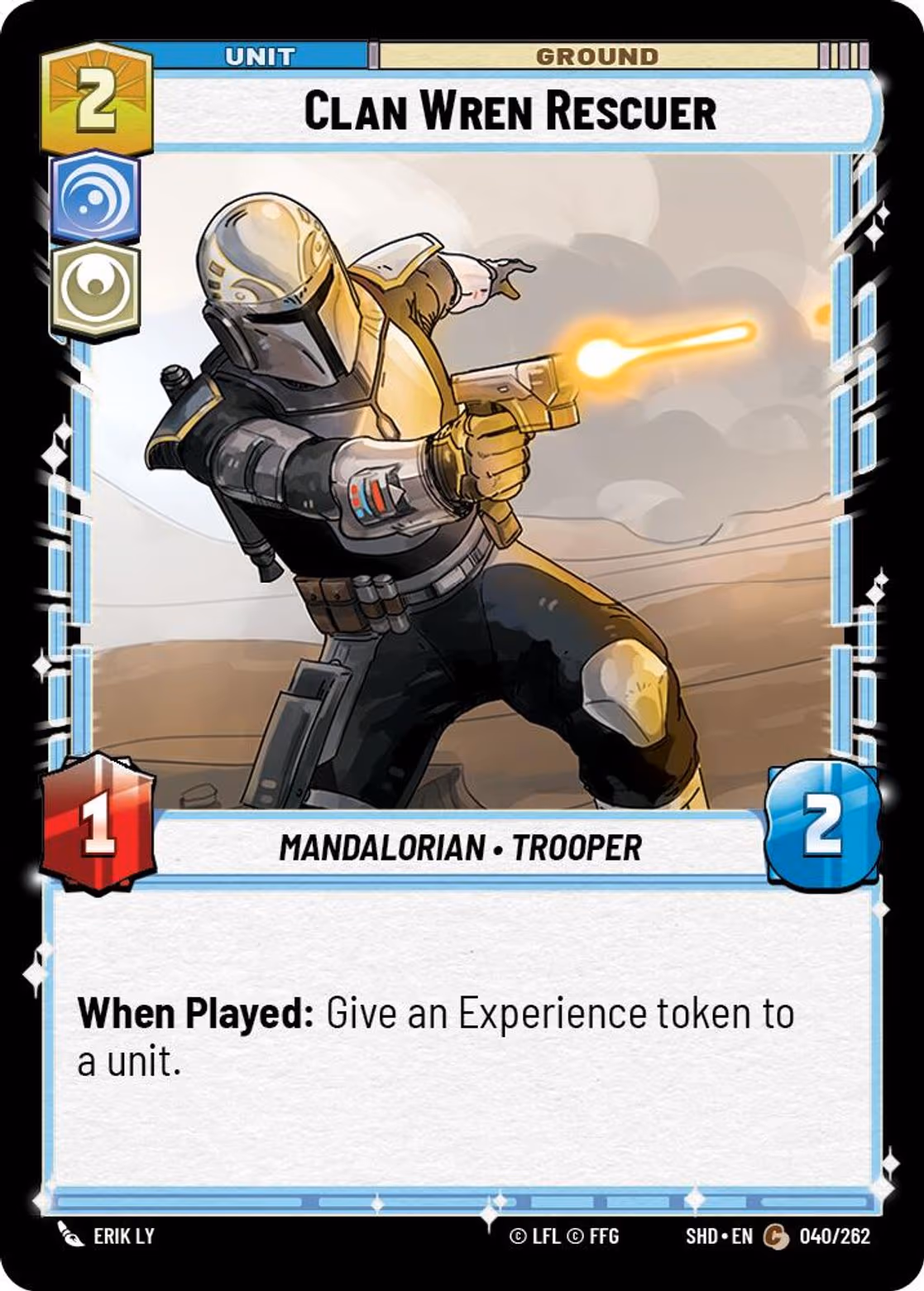 Clan Wren Rescuer SHD-040 Star Wars Unlimited card