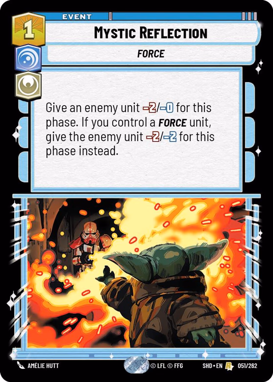 Mystic Reflection SHD-051 Star Wars Unlimited card
