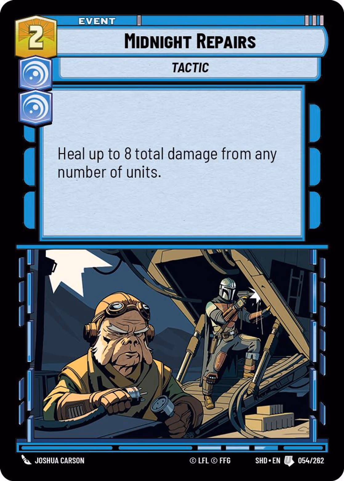 Midnight Repairs SHD-054 Star Wars Unlimited card